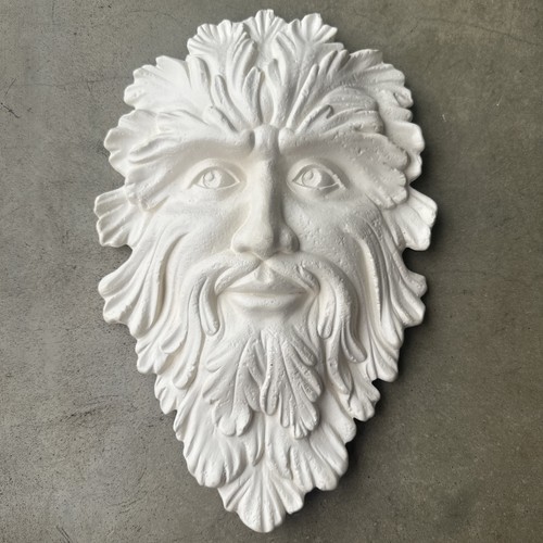 Green man leaf face - leaf, 14"